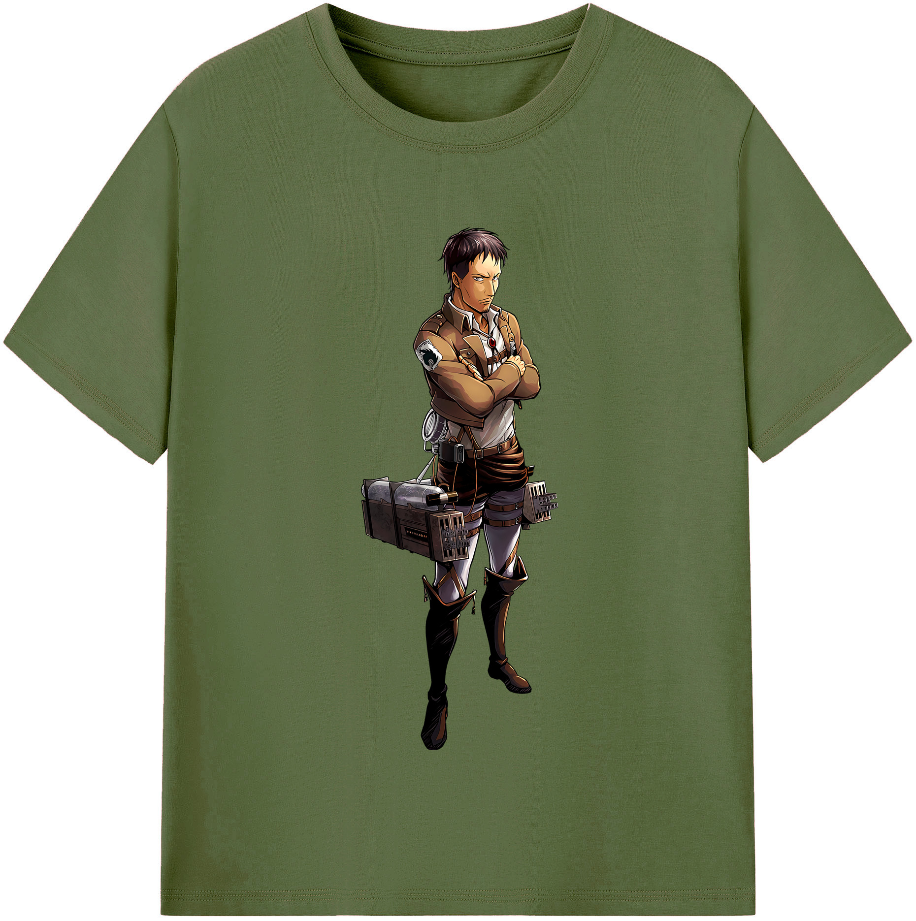 （画像用） 進撃の巨人 Attack on Titan 綿100％半袖Tシャツ（フロントプリント）